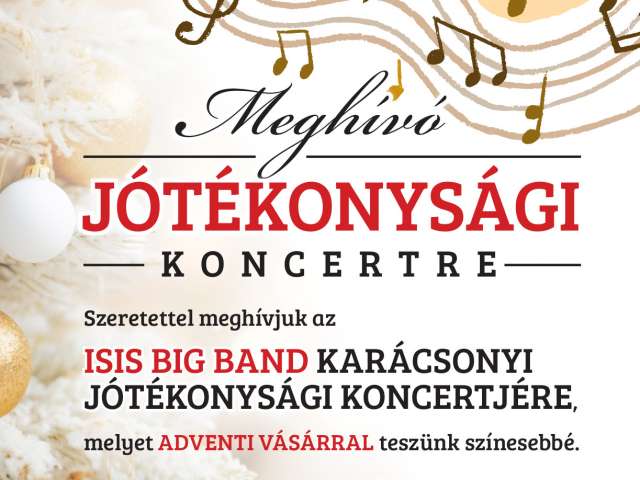 ISIS BIG BAND Jótékonysági Koncertje