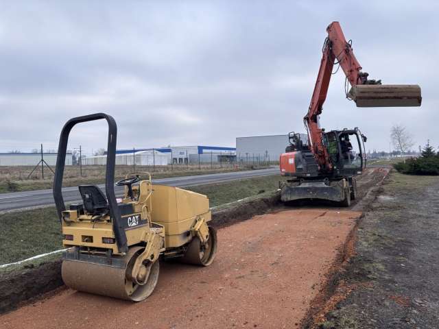 Elkezdődött az ikervári kerékpárút építése