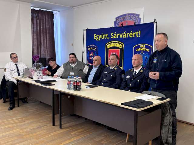 Péntek Róbert lett a sárvári polgárőrök új elnöke