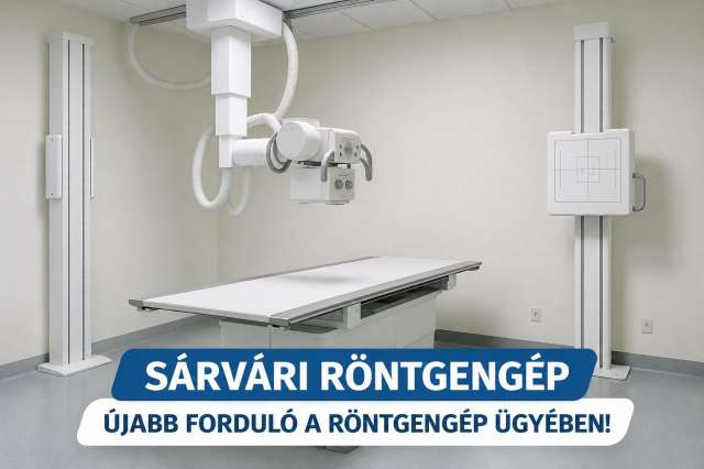Újabb fordulat a sárvári röntgengép beszerzésében