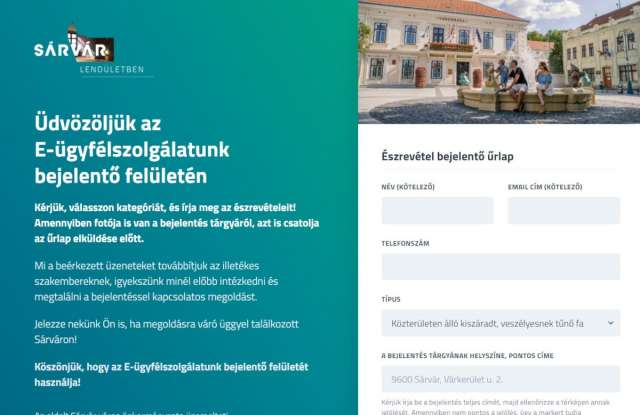 Észrevétel bejelentőt indított a sárvári önkormányzat