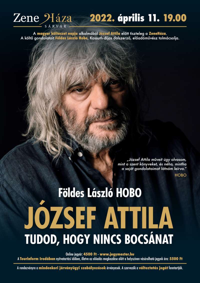 Hobo-est a Költészet Napján Sárváron
