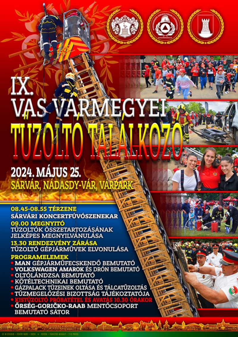 Találkozz a vármegye tűzoltóival Sárváron