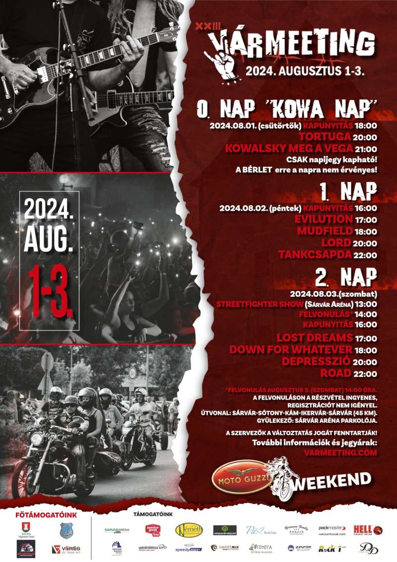 XXIII. Vármeeting Nemzetközi Motoros Találkozó és Rockfesztivál