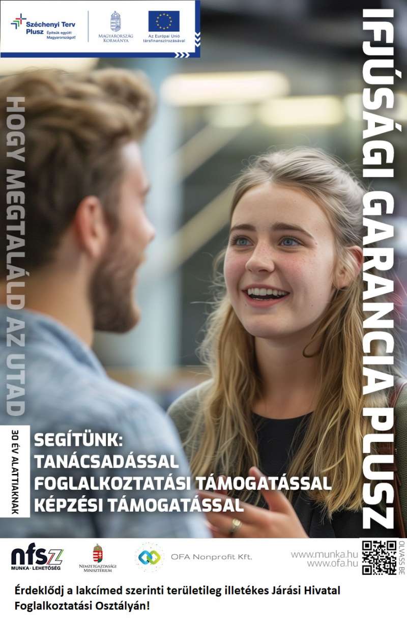 Elindult az Ifjúsági Garancia Plusz projekt