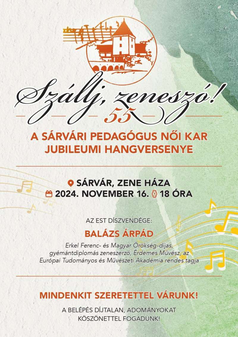 Szállj, zeneszó! - Jubileumi hangverseny