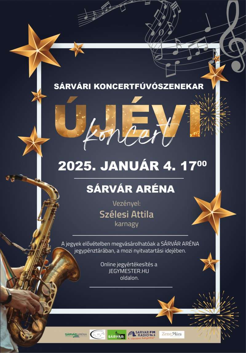 Sárvári Koncertfúvószenekar Újévi Koncertje