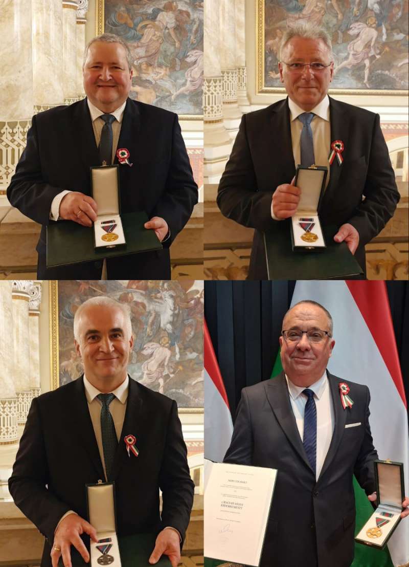 Négy sárvári vehetett át állami kitüntetést nemzeti ünnepünkön