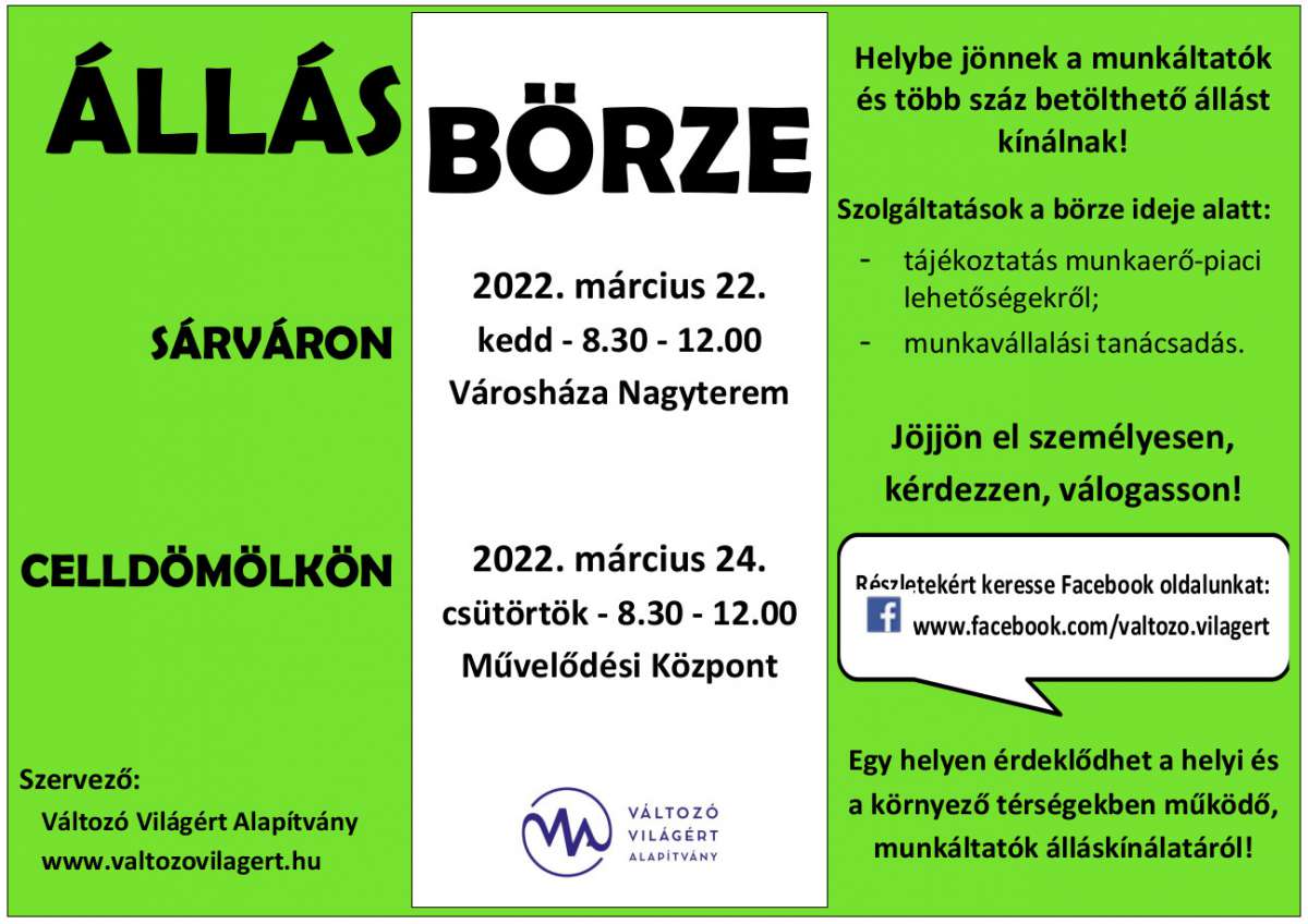 Újra állásbörze Sárváron