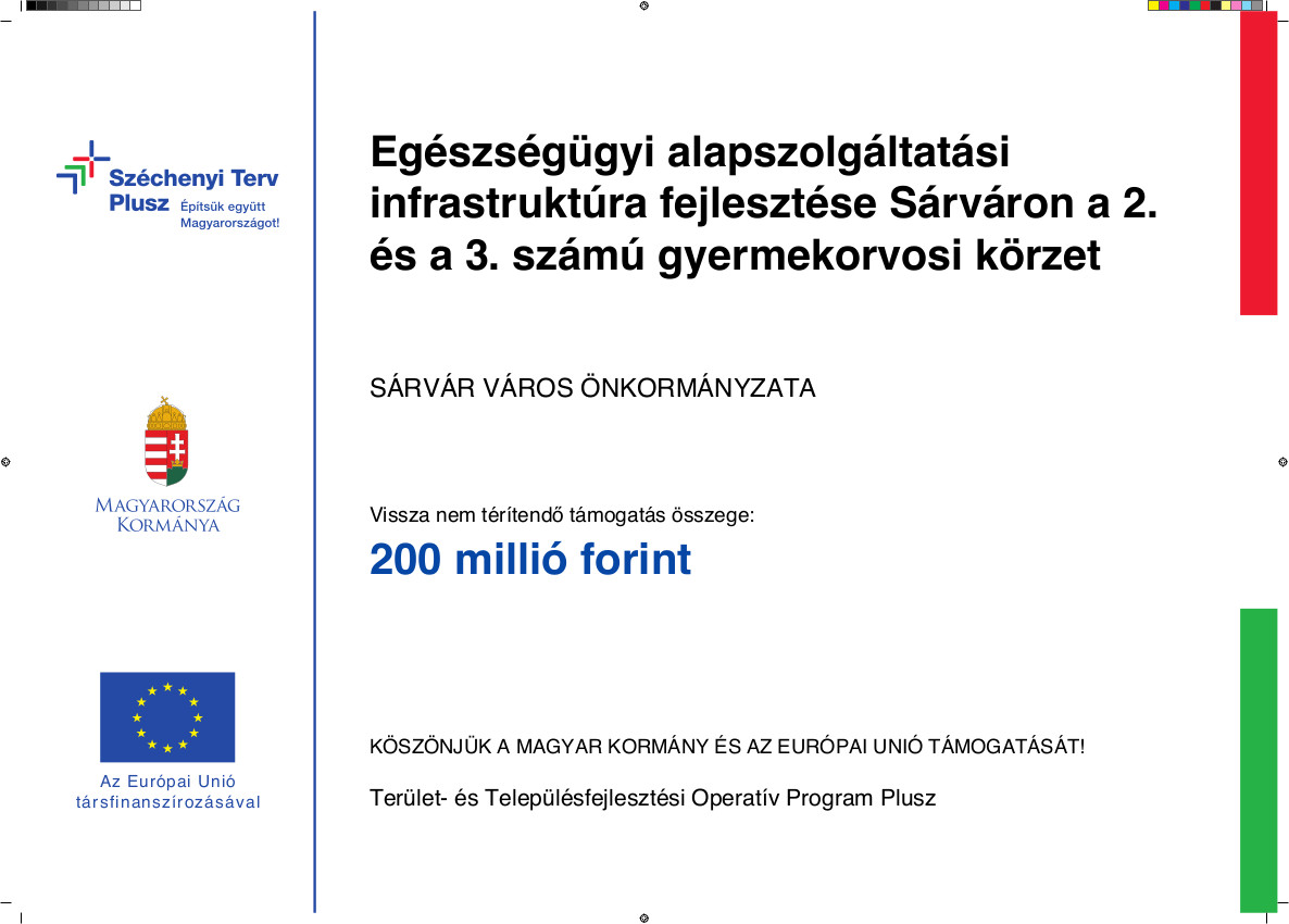 Egészségügyi alapszolgáltatási infrastruktúra fejlesztése Sárváron