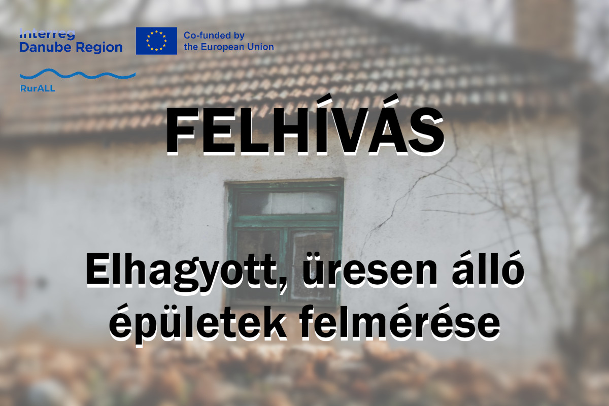 Elhagyott, üresen álló épületek felmérése