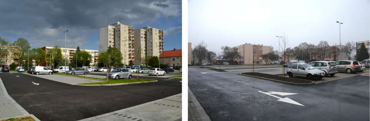 Európai uniós pályázat - Dózsa utcai parkoló