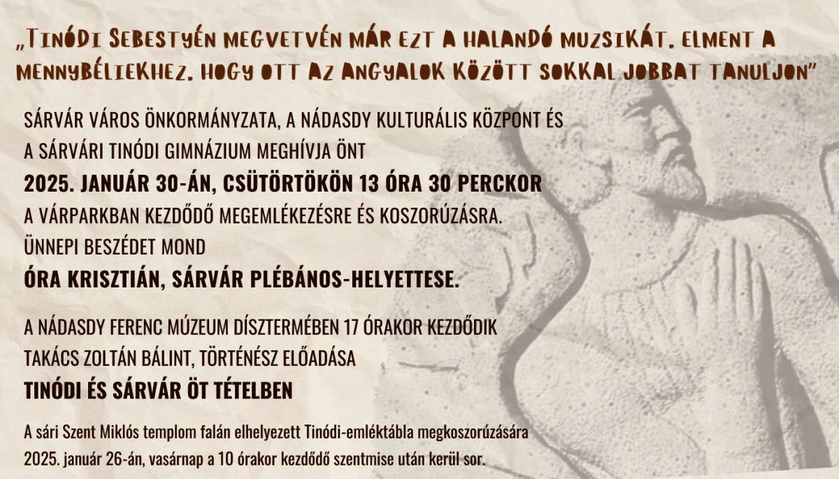 Tinódi ünnepség a sárvári várparkban