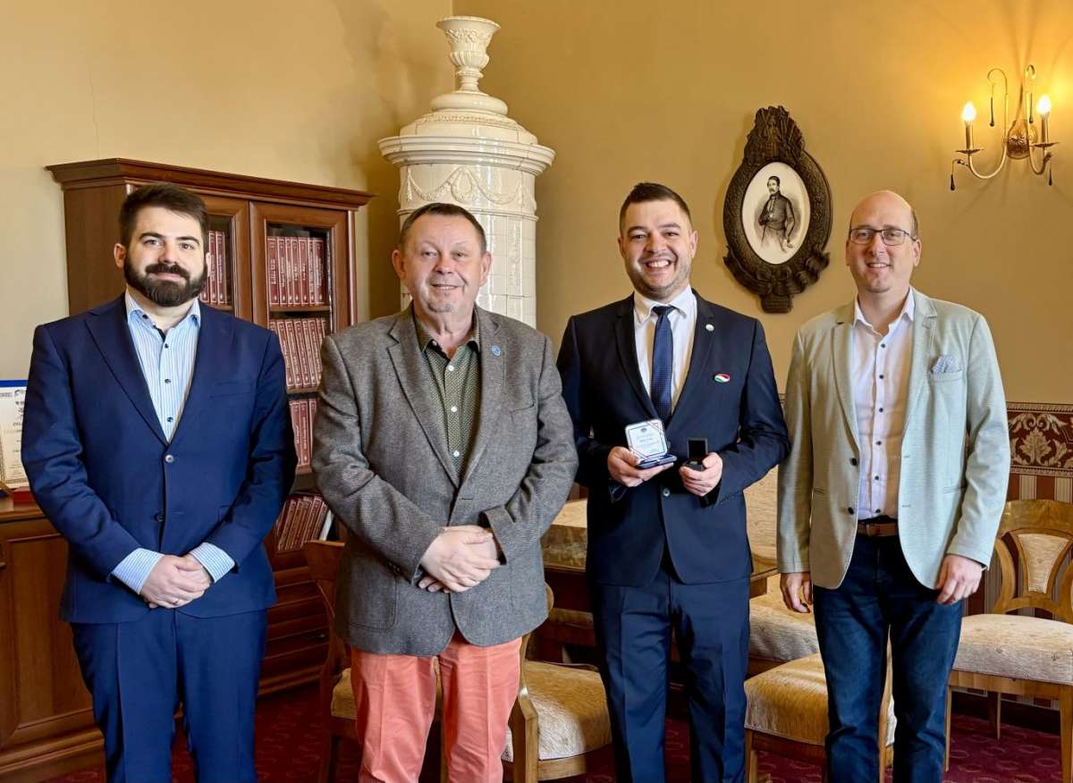 Dr. Balázsy Péter, Majthényi László, Haller Ferenc és dr. Kondora Bálint