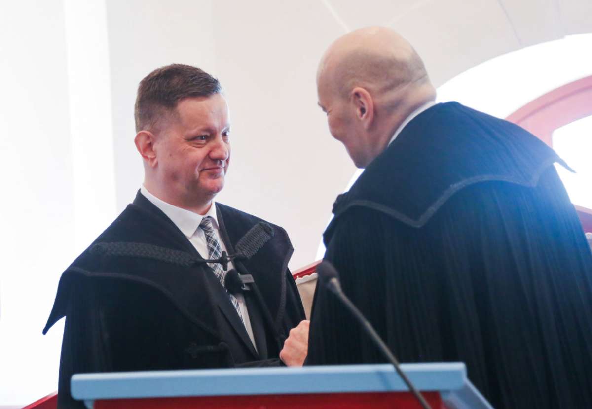 Szentgyörgyi Lászlót Steinbach József püspök iktatta be az esperesi tisztségbe