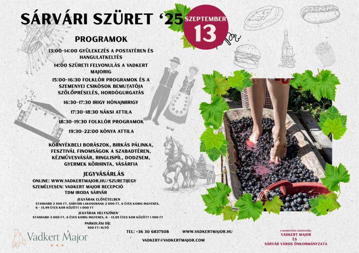 Sárvári Szüret 2025