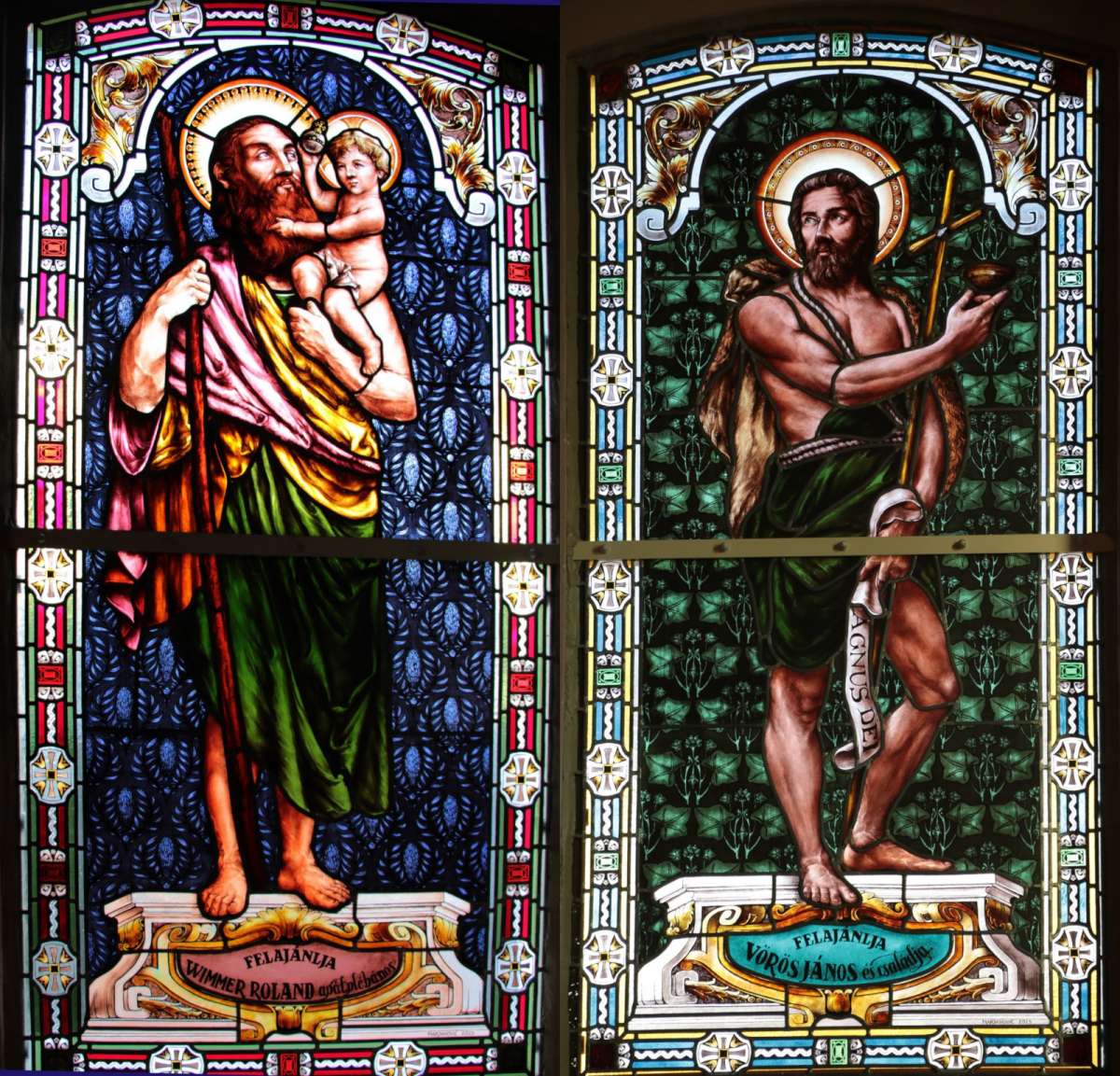Újabb szentek kerültek a Szent László-templom üvegablakaira