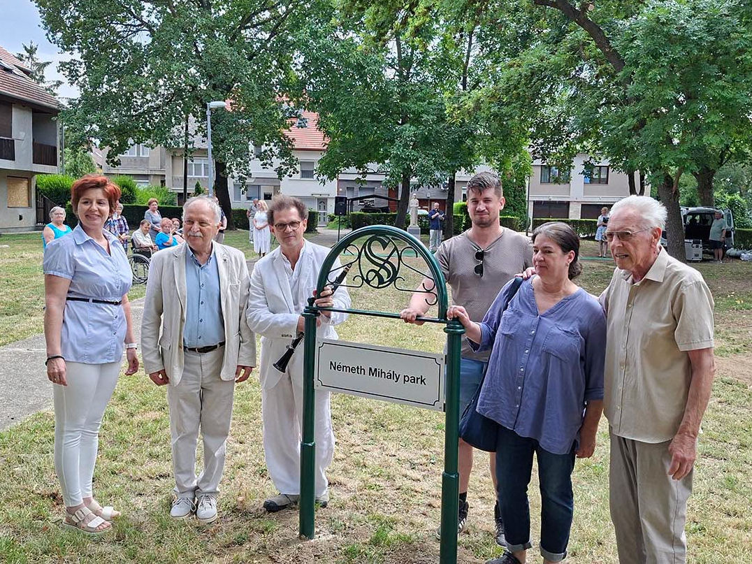 Felavatták a Németh Mihály parkot